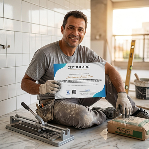 Curso de Assentamento de Cer�micas, Azulejos e Pisos